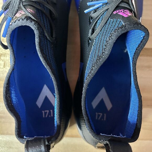 Adidas Ace 17.1 Primeknit FG “Black Blue” Men’s Size 10.5 Soccer Cleats